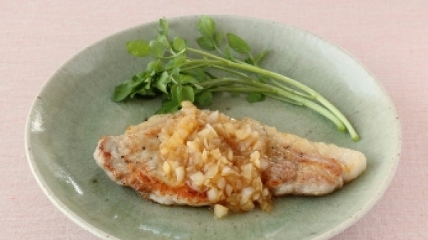 ポークソテー新たまねぎソースの画像