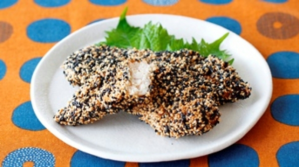 鶏ささみのごま揚げの画像