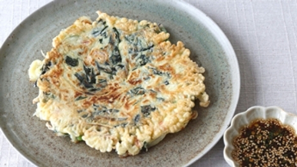 わかめと桜海老の海鮮チヂミの画像