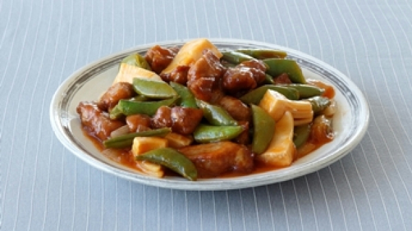 春野菜の酢豚の画像