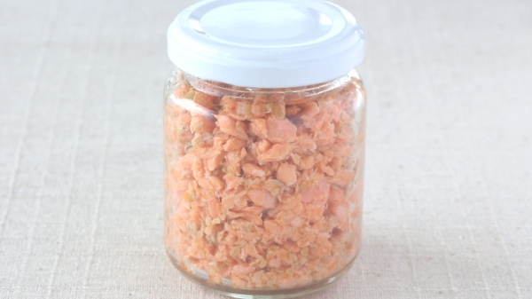 簡単！レンジで鮭そぼろの画像