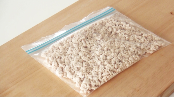 パラパラ冷凍鶏そぼろの画像