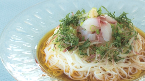 かんぱちのぶっかけ薬味そうめんの画像