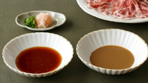 しゃぶしゃぶの自家製だれの画像