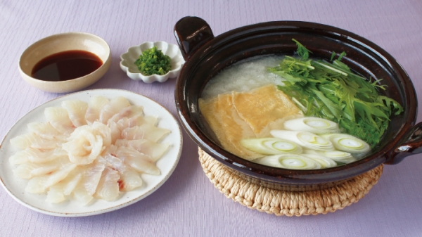 真鯛のみぞれしゃぶしゃぶの画像