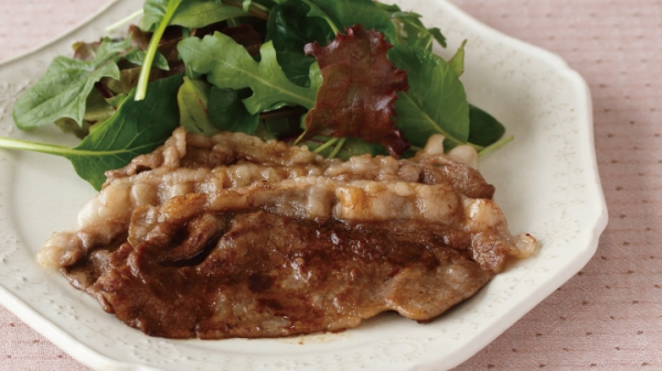 牛もも薄切り肉のソテーのコツの画像