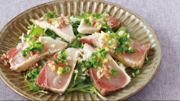 ぶりのフライパンたたきの画像