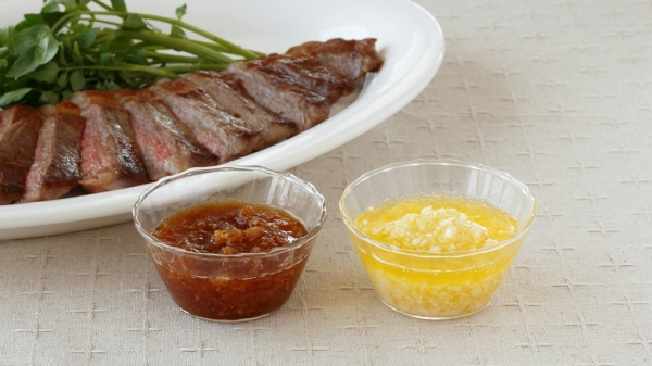 簡単なステーキソース２種の画像