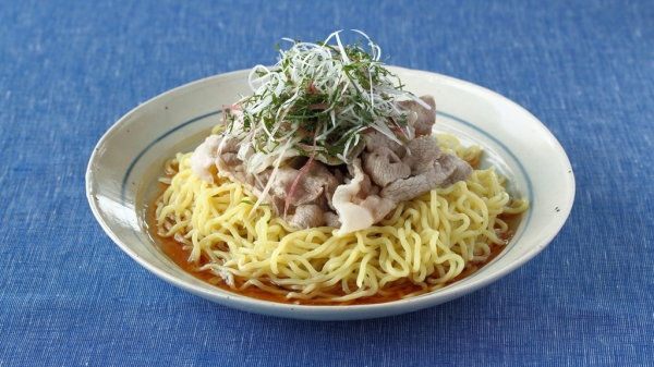 豚しゃぶ冷やし中華の画像
