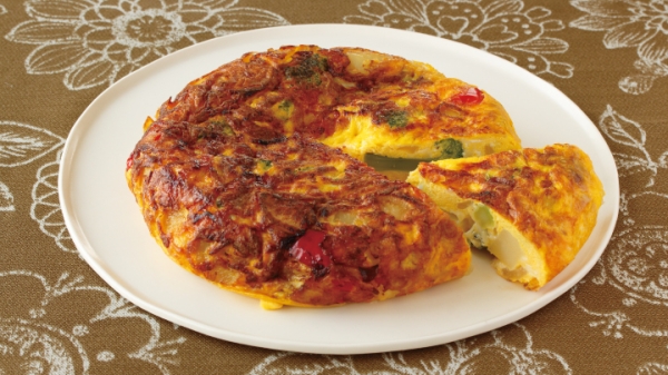 彩りスパニッシュオムレツの画像