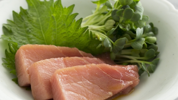 まぐろの黄身じょうゆがけの画像