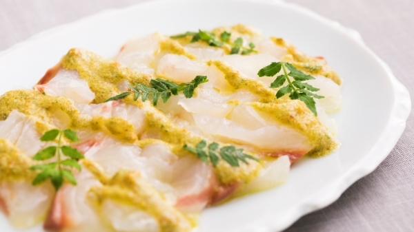 真鯛のカルパッチョソースの画像