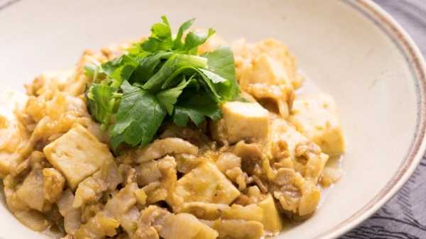 和風豚バラ麻婆の画像