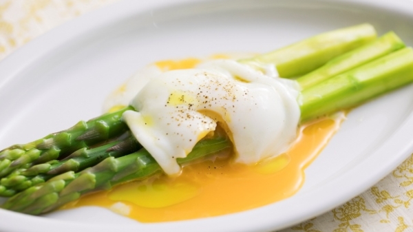 レンチン！ポーチドエッグの画像