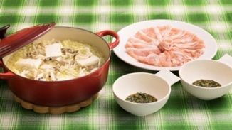豚肉と塩もみキャベツの鍋の画像