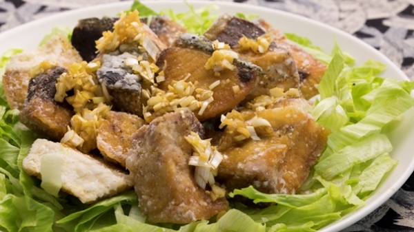 ぶりの唐揚げ 油淋鶏風ねぎソースの画像