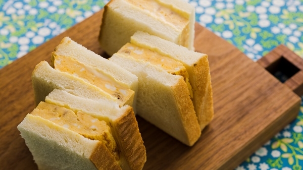 だし巻き風卵サンドの画像