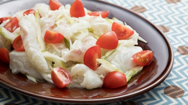 真鯛とセロリのマリネの画像