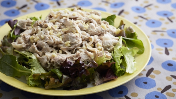 豚しゃぶのクリーミー生姜ドレッシングの画像