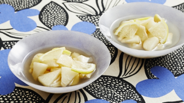 梨とはちみつのジンジャーマリネの画像