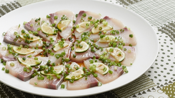 ぶりとすだちの和風カルパッチョの画像