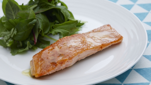 鮭のレモンムニエルの画像