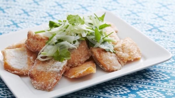 鮭のエスニック竜田揚げの画像