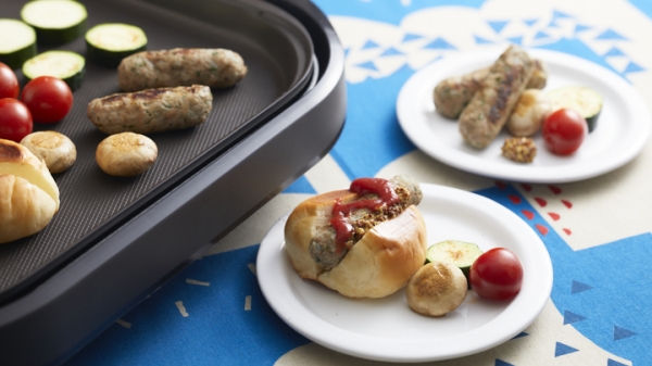 豚肉のソーセージバーベキューの画像