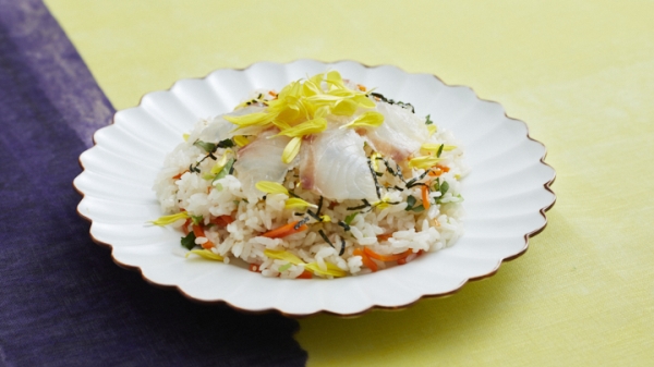 真鯛の菊花ちらし寿司の画像