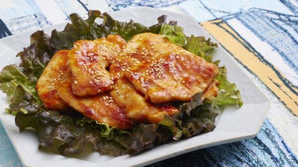 鶏のヤンニョム照り焼きの画像