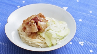 真鯛の梅ダレそうめんの画像