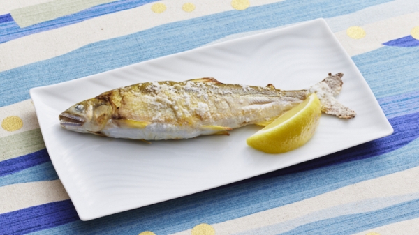 あゆの塩焼きの画像