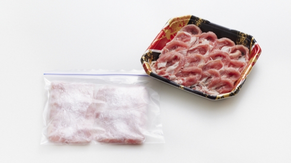 しゃぶしゃぶ用豚肉の冷凍の画像