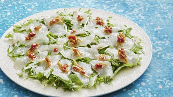 平目の梅生姜カルパッチョの画像