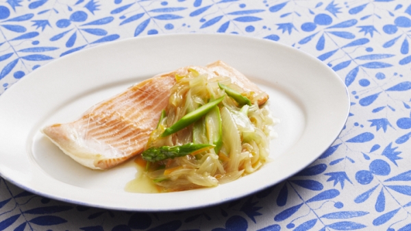 鮭の春野菜あんかけの画像