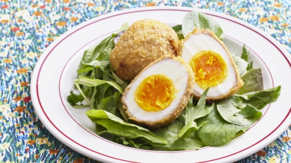 肉巻きエッグフライの画像