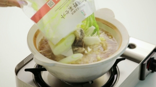 おかず湯豆腐 - 顔が見える食品。